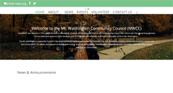 Desktop Screenshot of mwcc.org