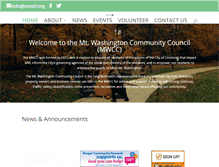 Tablet Screenshot of mwcc.org