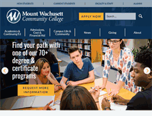 Tablet Screenshot of mwcc.edu